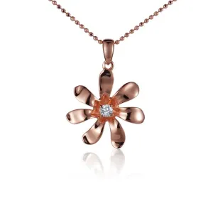 14K Rose Gold Tiare Pendant