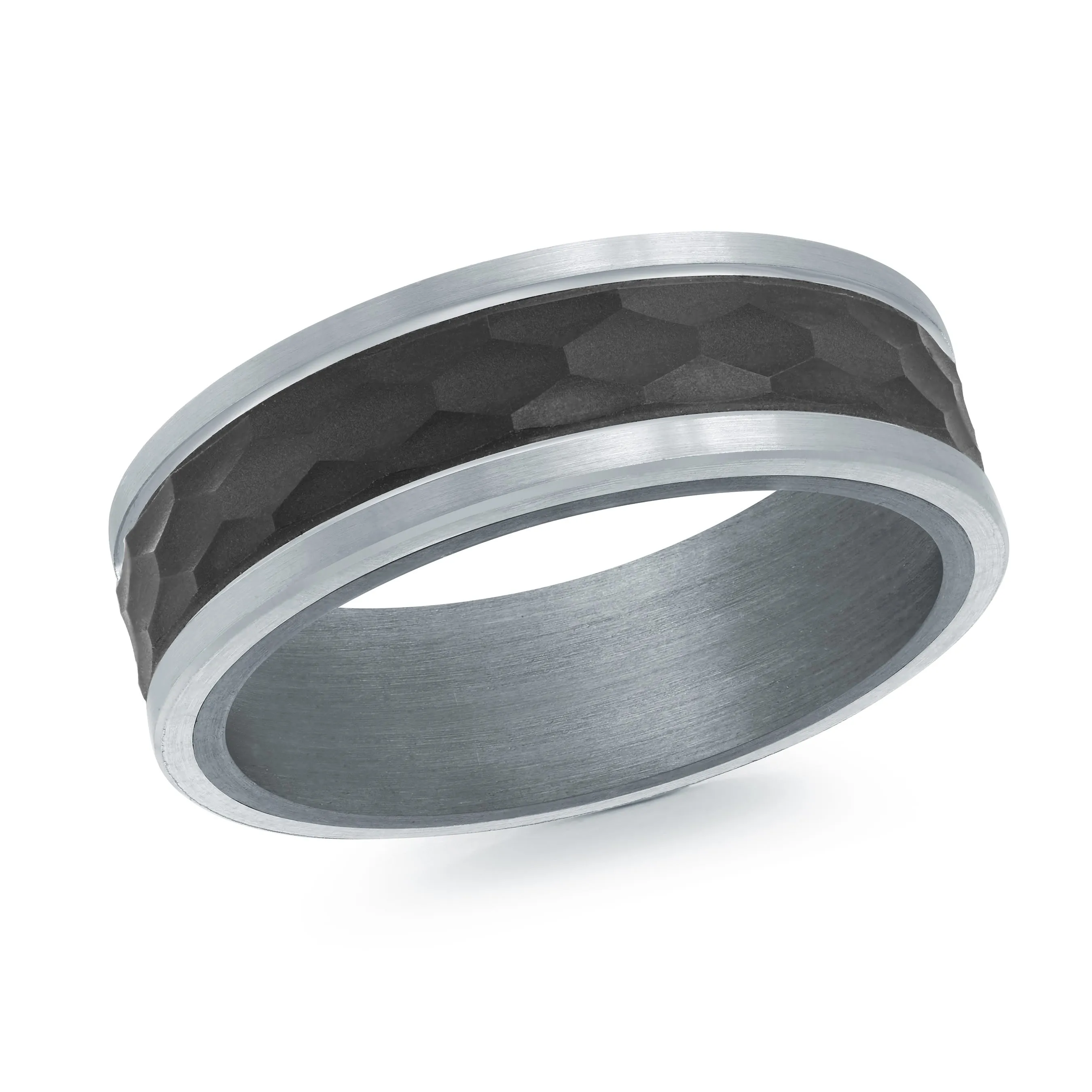 14K White Gold Ring from the Tantalum Collection by Malo - MRDTS-015-7W