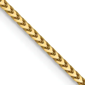 14k Yellow Gold 1.1 mm Franco Chain