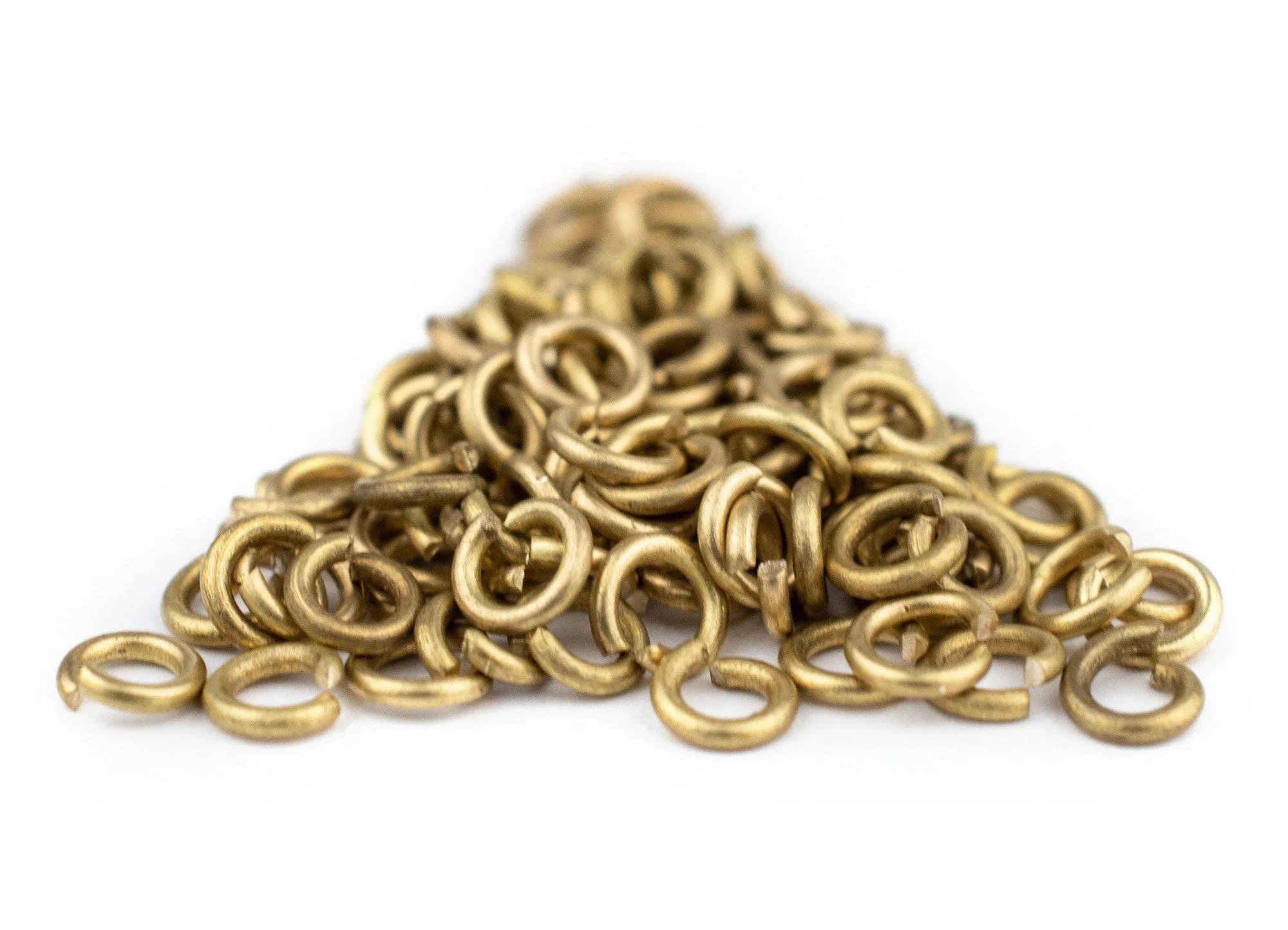 4mm Brass Round Jump Rings (Approx 100 pieces)