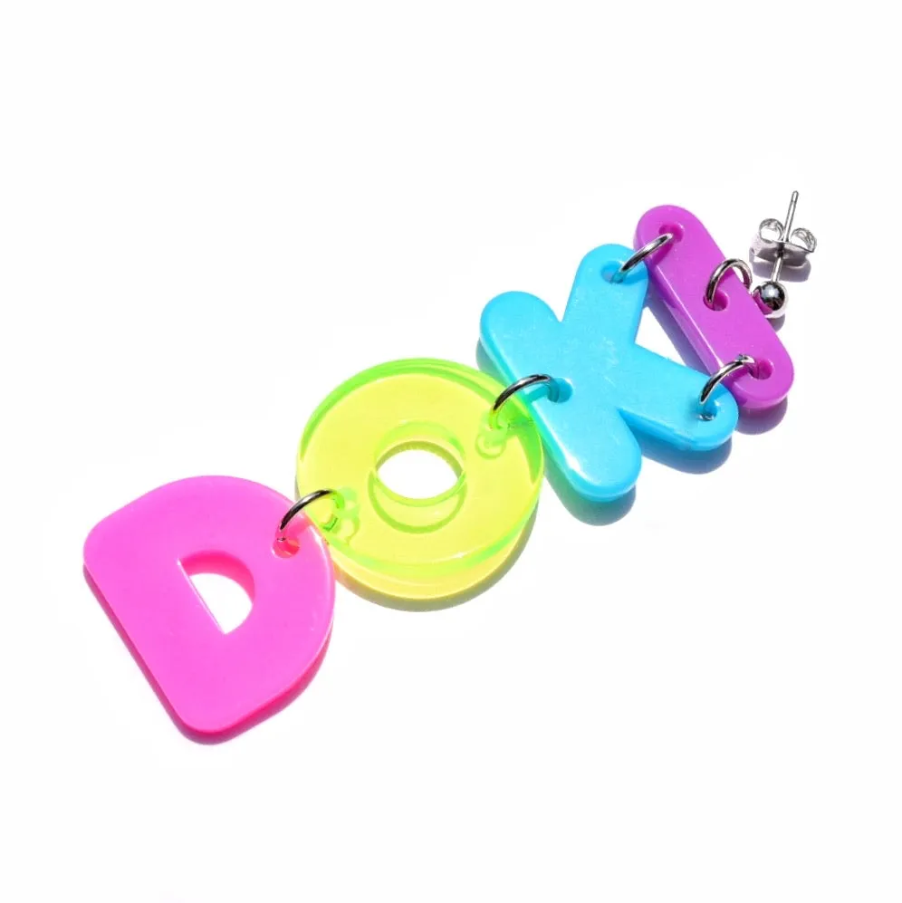 6% DOKIDOKI vivid doki doki earrings