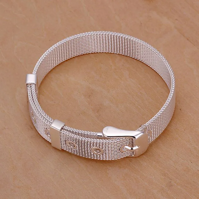 925 jewelry silver plated  jewelry bracelet fine fashion bracelet top quality wholesale and retail SMTH237