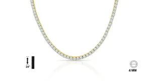 925 Sterling Silver Chain with CZ - 928592