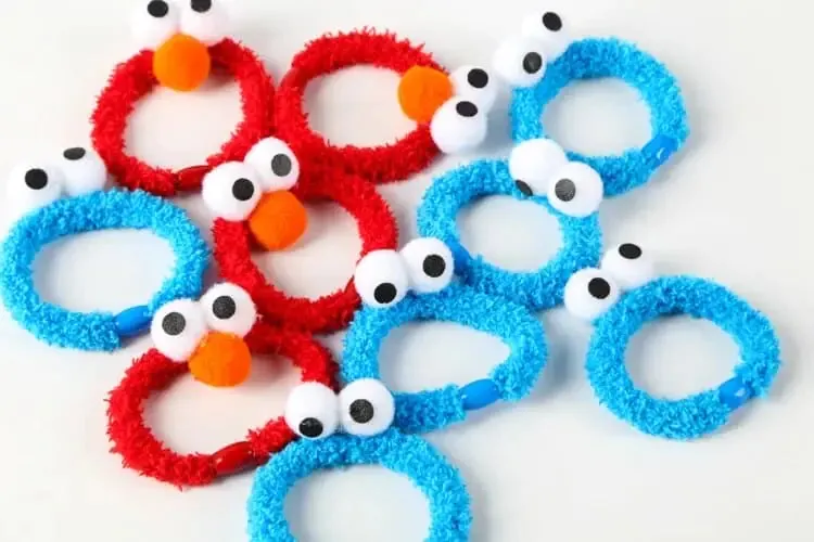 Adorable ELMO Rubber Doll Bracelets