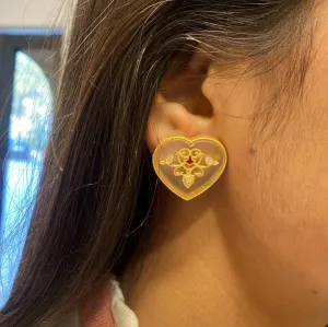 All My Heart Stud Earrings