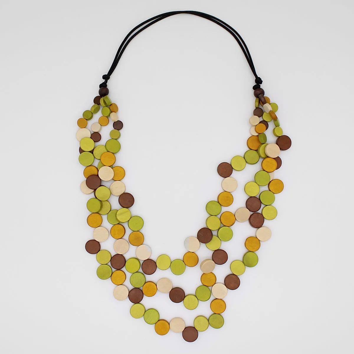 Alora Green Bubble Bead Necklace