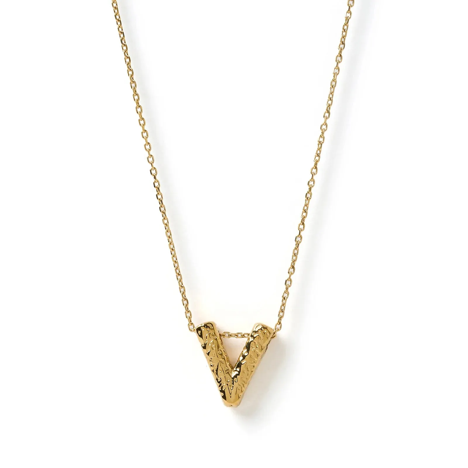 Arms of Eve Statement Letter Necklace - Gold