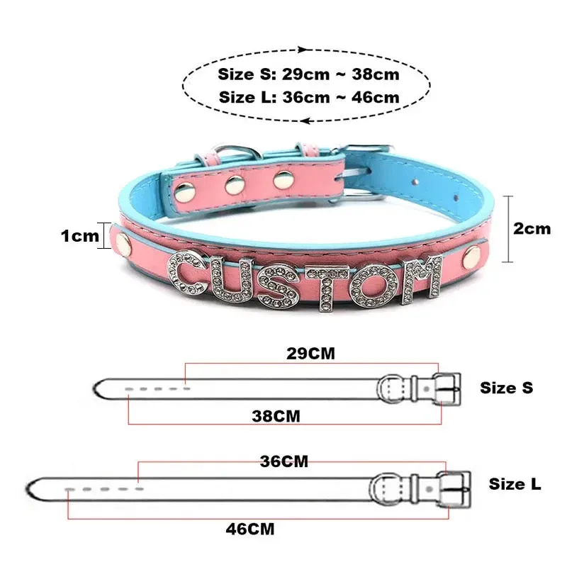 Bubblegum Trans Color Custom Collar