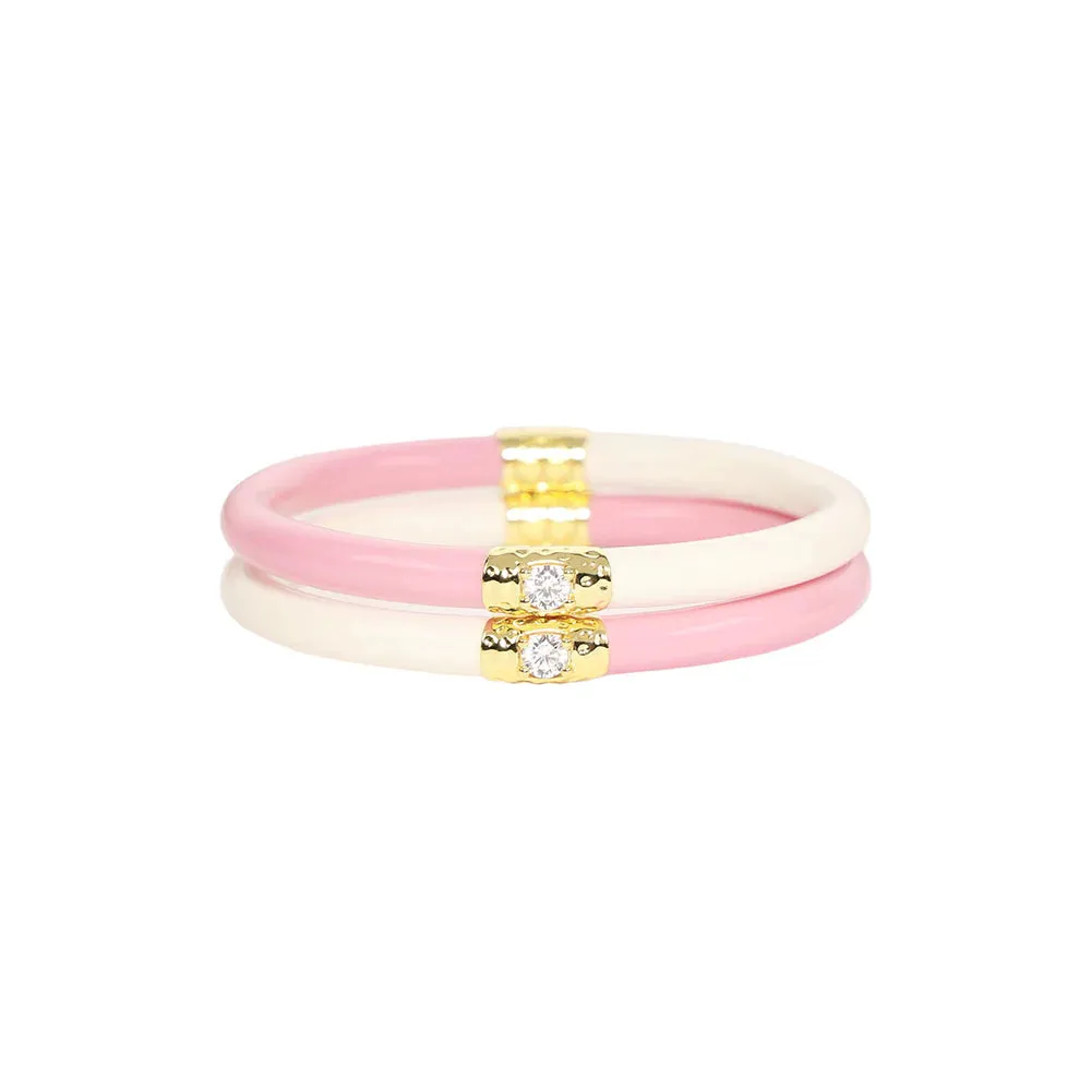 BuDhaGirl Kids Pink Yin Yang Bangles