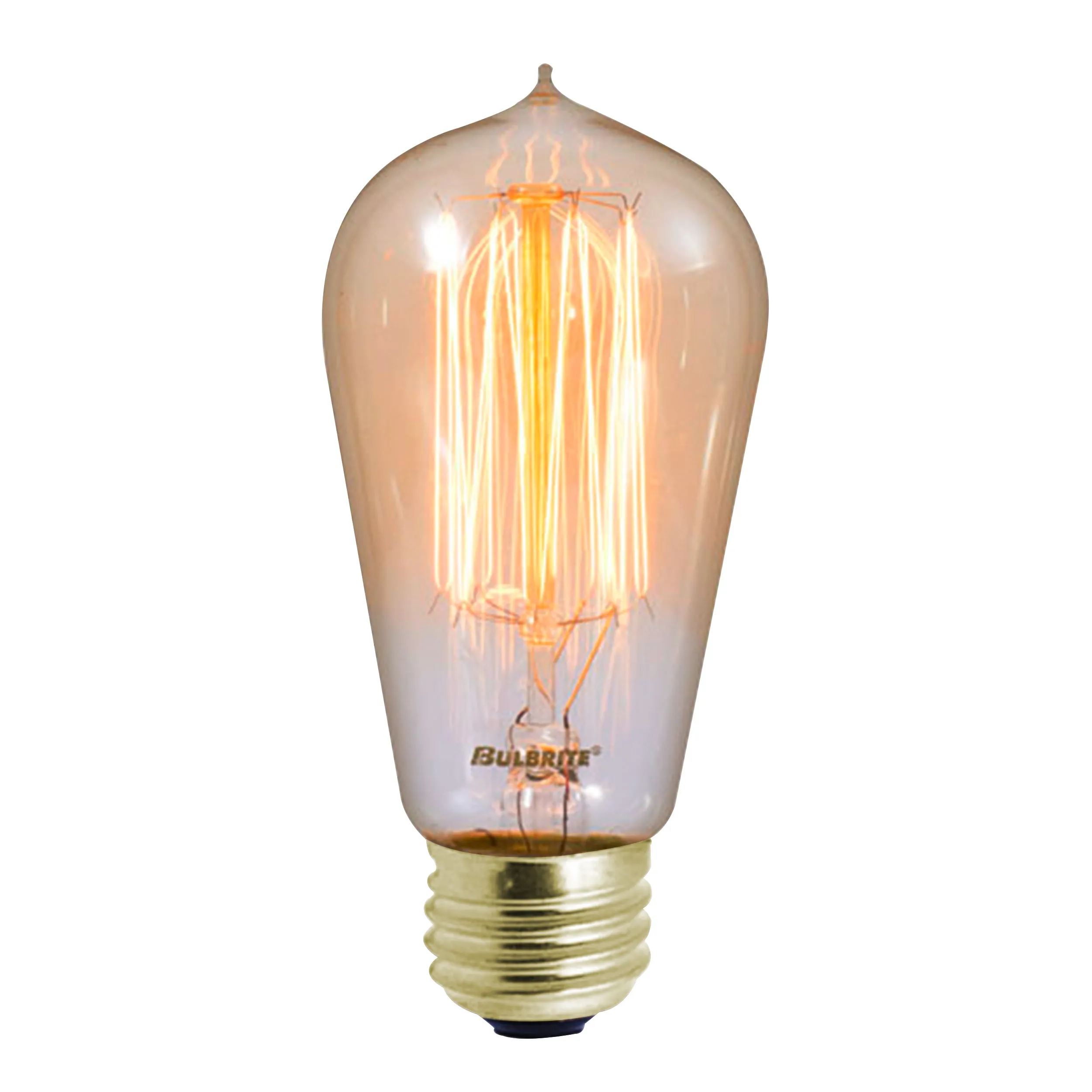 Bulbrite 134019 40 Watt St18 Incandescent white Nostalgic Thread