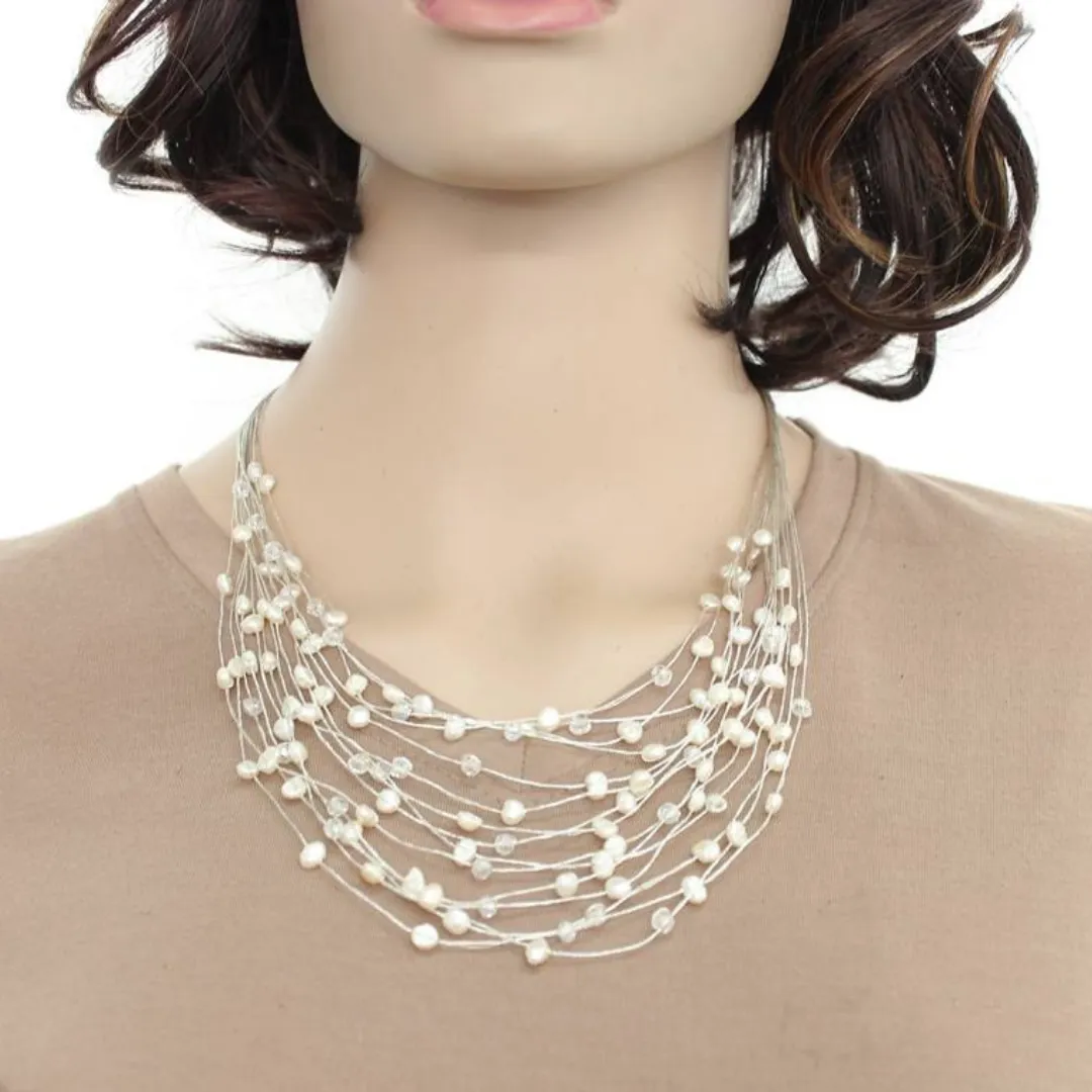 BUNDLE: Luxurious Multiple Strands Necklace 4 & 5 Pieces - Thailand