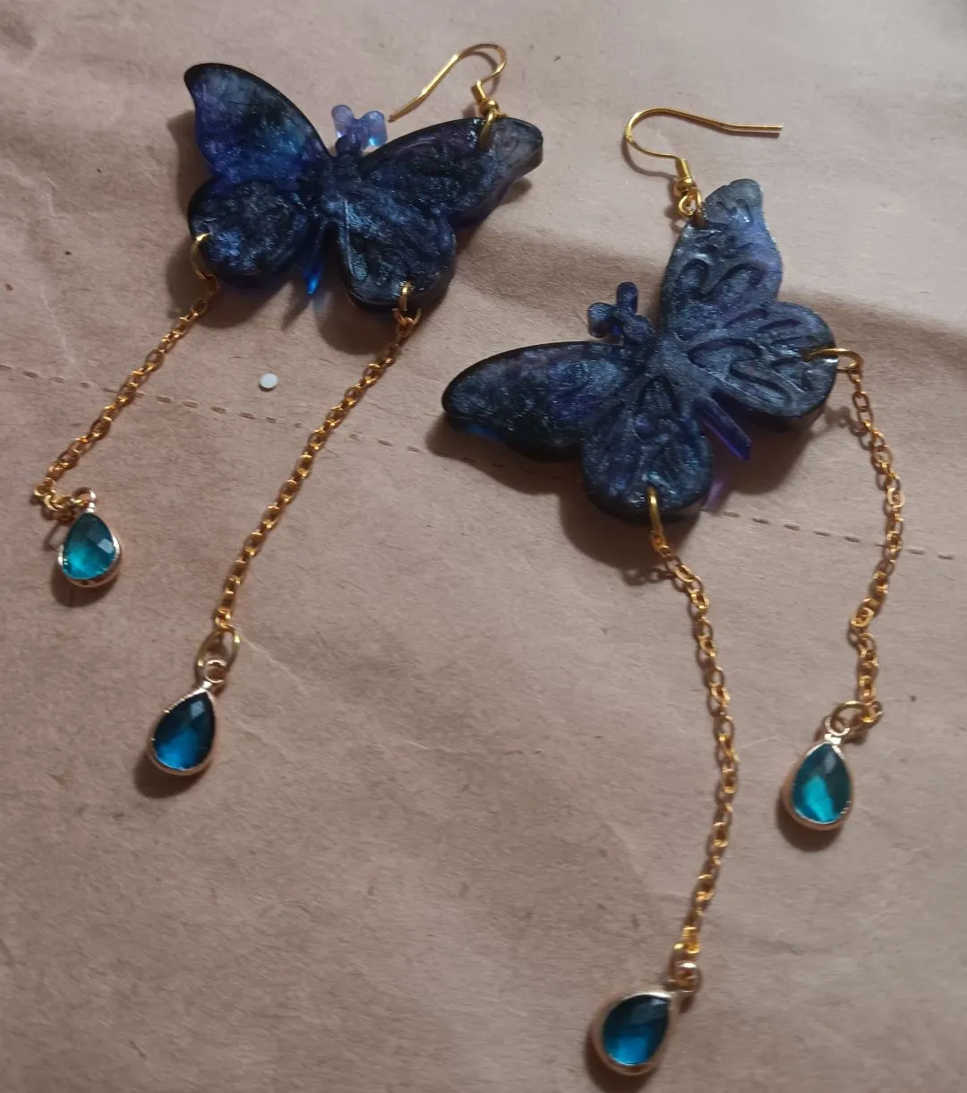 Butterfly earrings inspired by enchanting beauty of the natural word for mystical vivid touch to your jewelry collections.