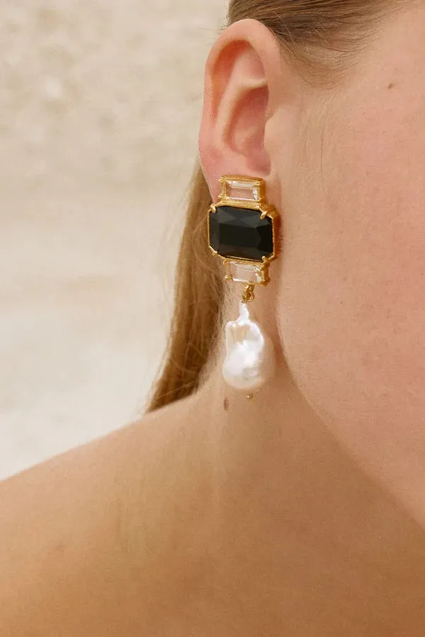 Christie Nicolaides Bambina Earrings - Black