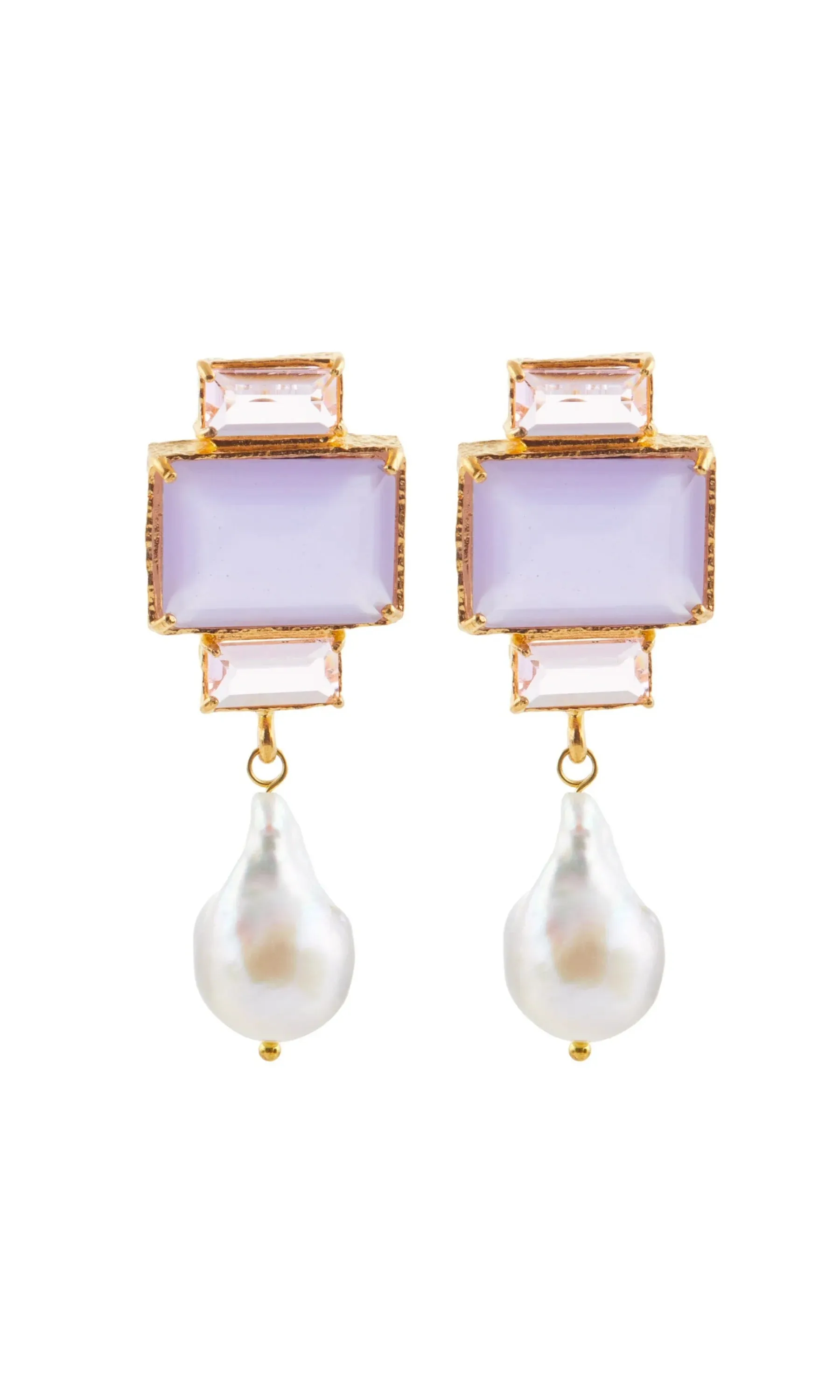 Christie Nicolaides Bambina Earrings - Lilac