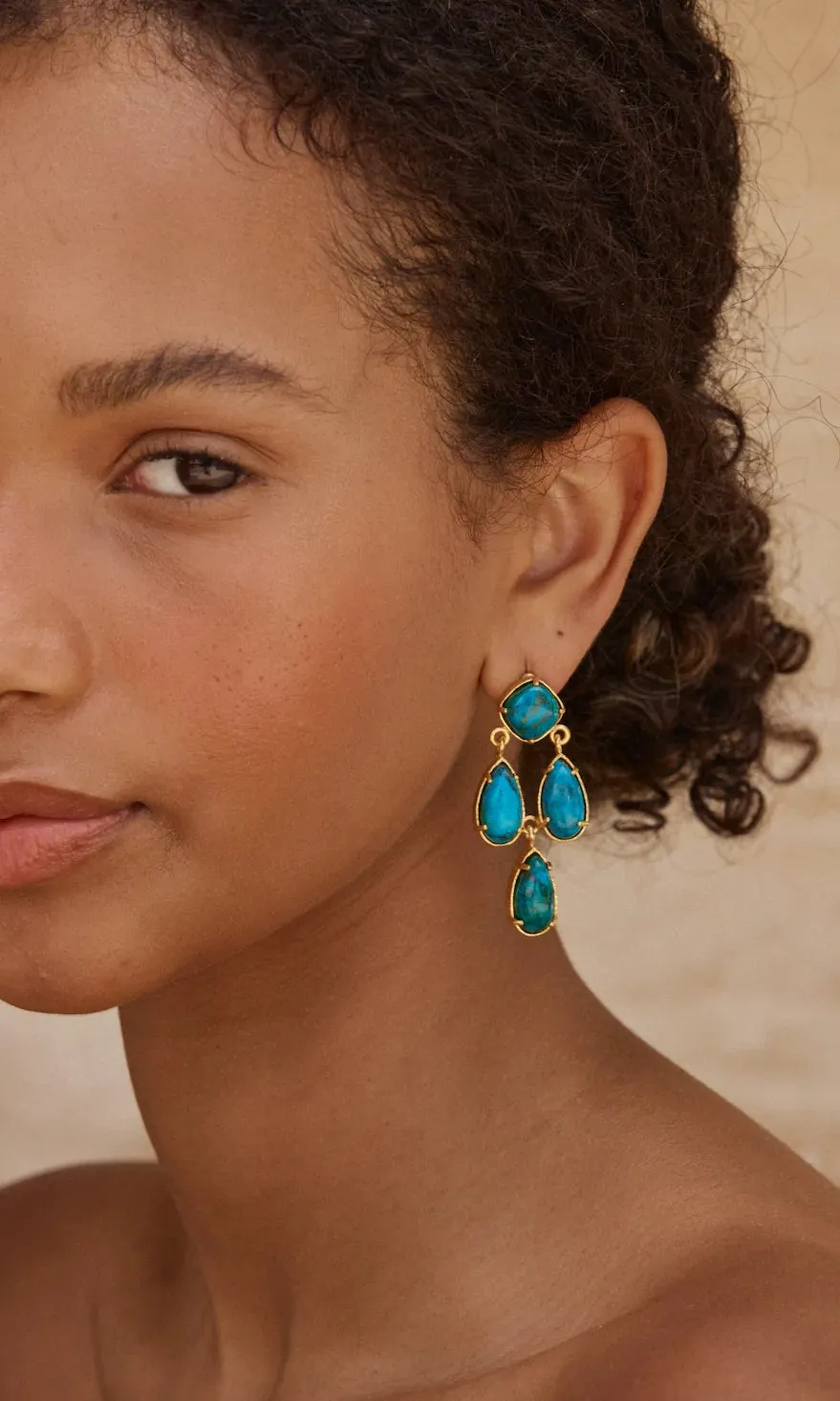 Christie Nicolaides Katia Earrings - Turquoise