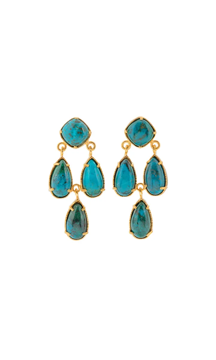 Christie Nicolaides Katia Earrings - Turquoise