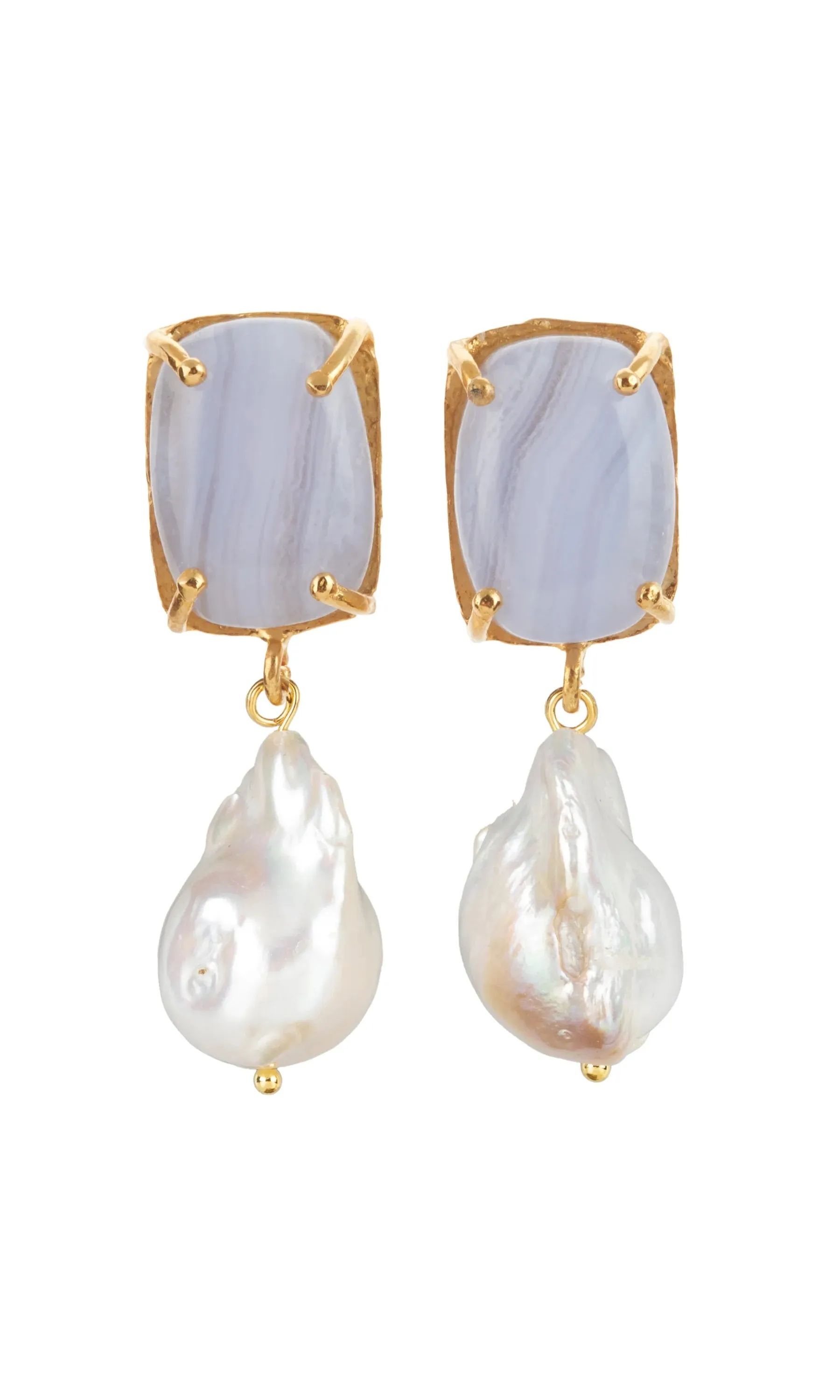 Christie Nicolaides Piccola Earrings - Pale Blue