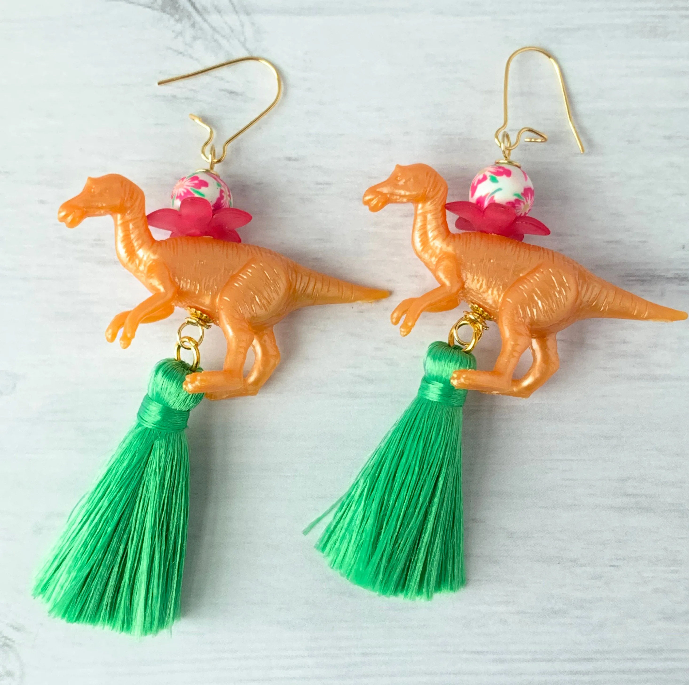 Clementine Velociraptor Earrings