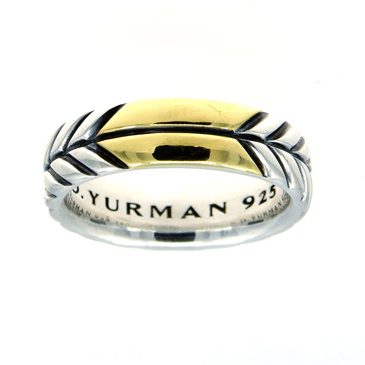 David Yurman Chevron Wedding Band