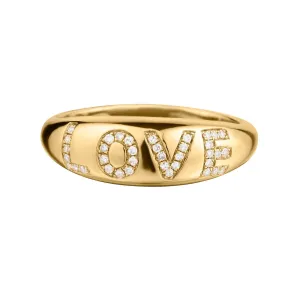 DIAMOND 'LOVE' RING