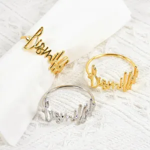 Eid Mubarak Muslim Napkin Rings