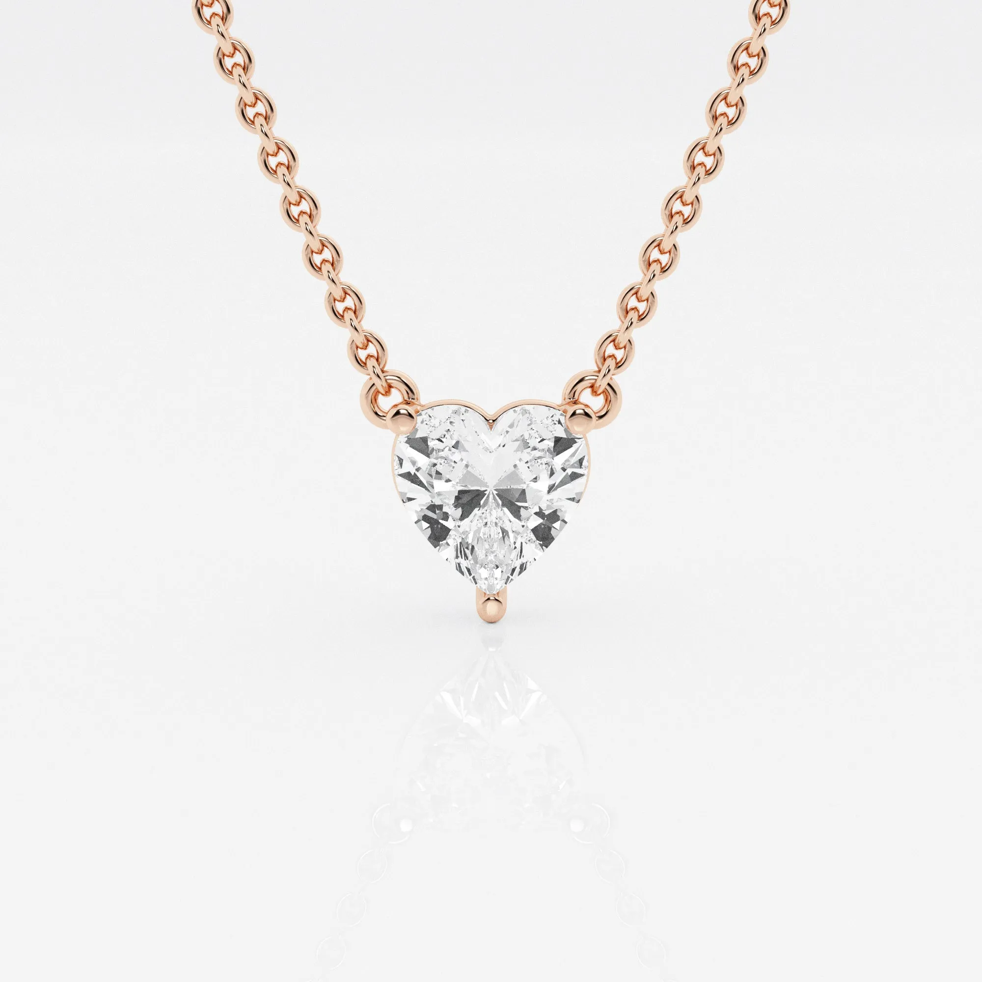 Ethereal 1ct Heart Necklace