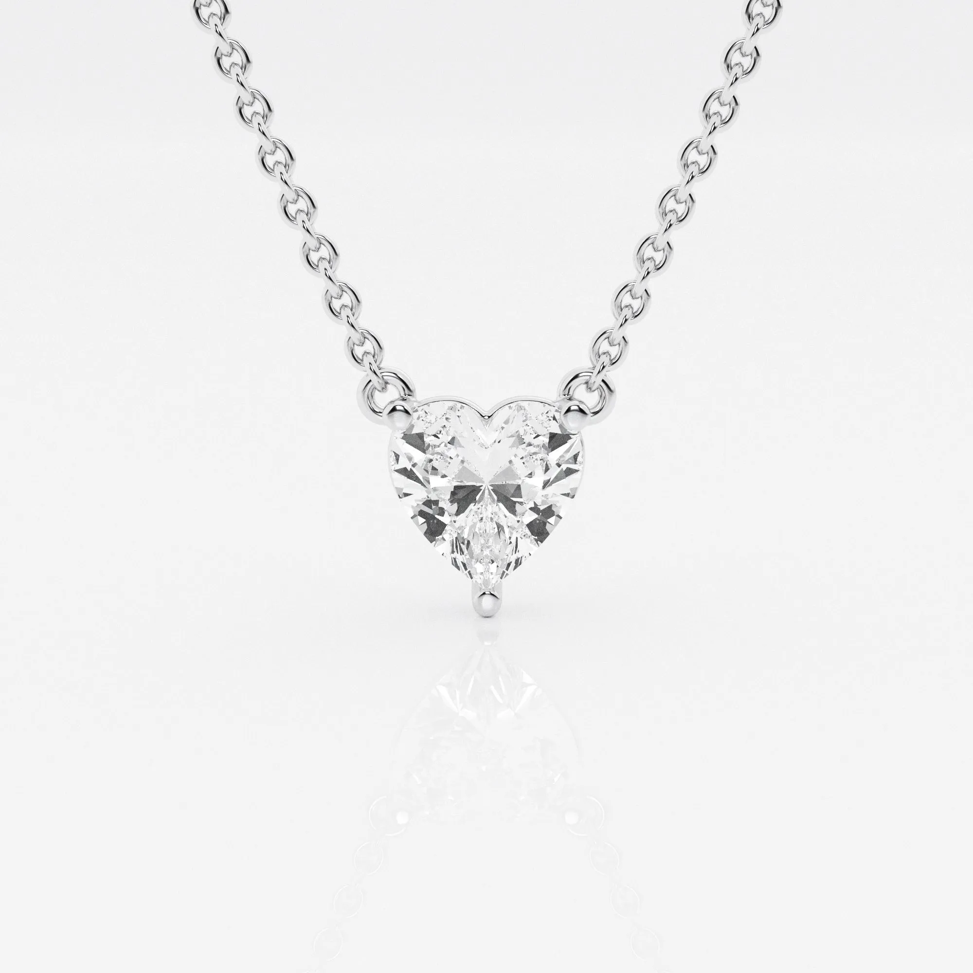 Ethereal 1ct Heart Necklace