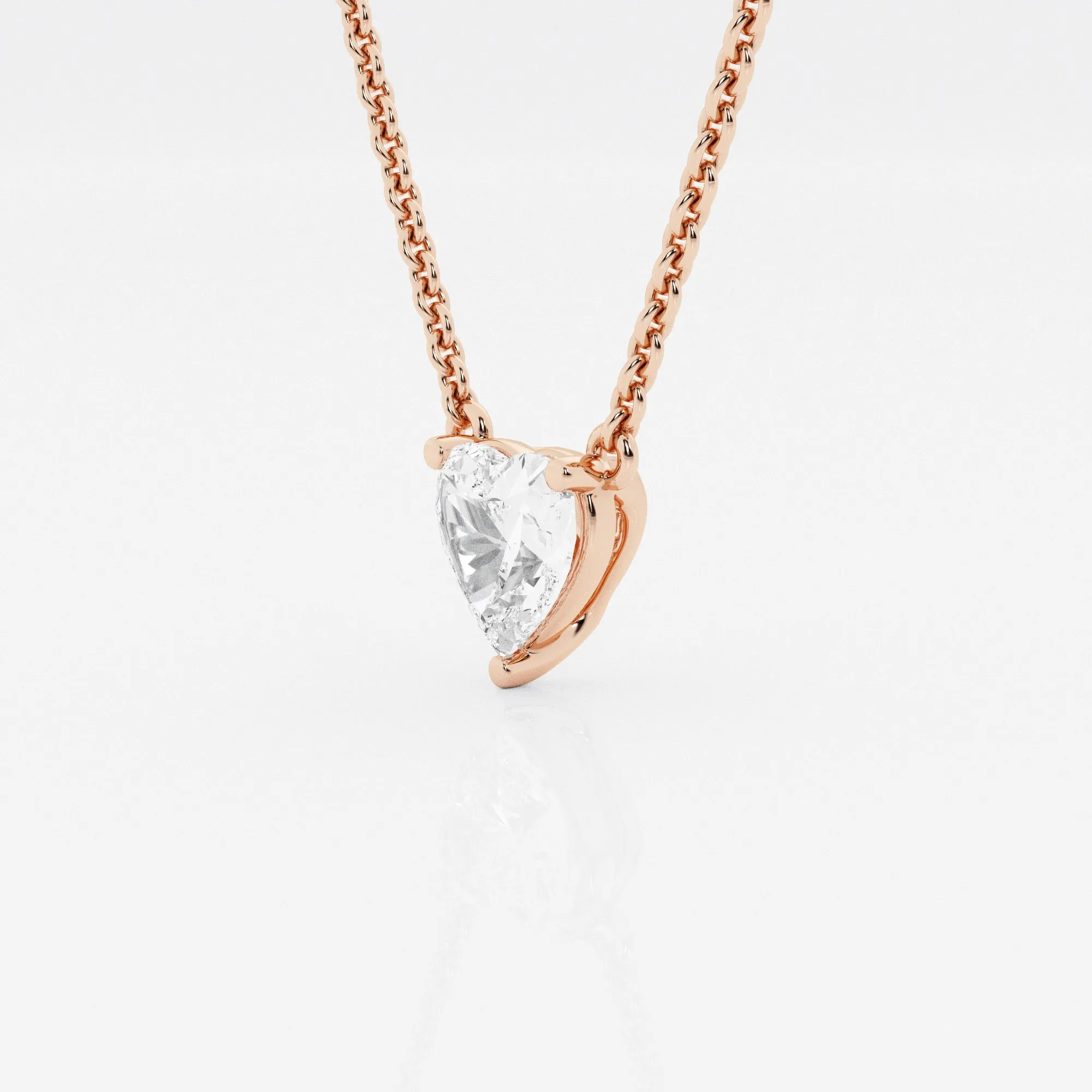 Ethereal 1ct Heart Necklace