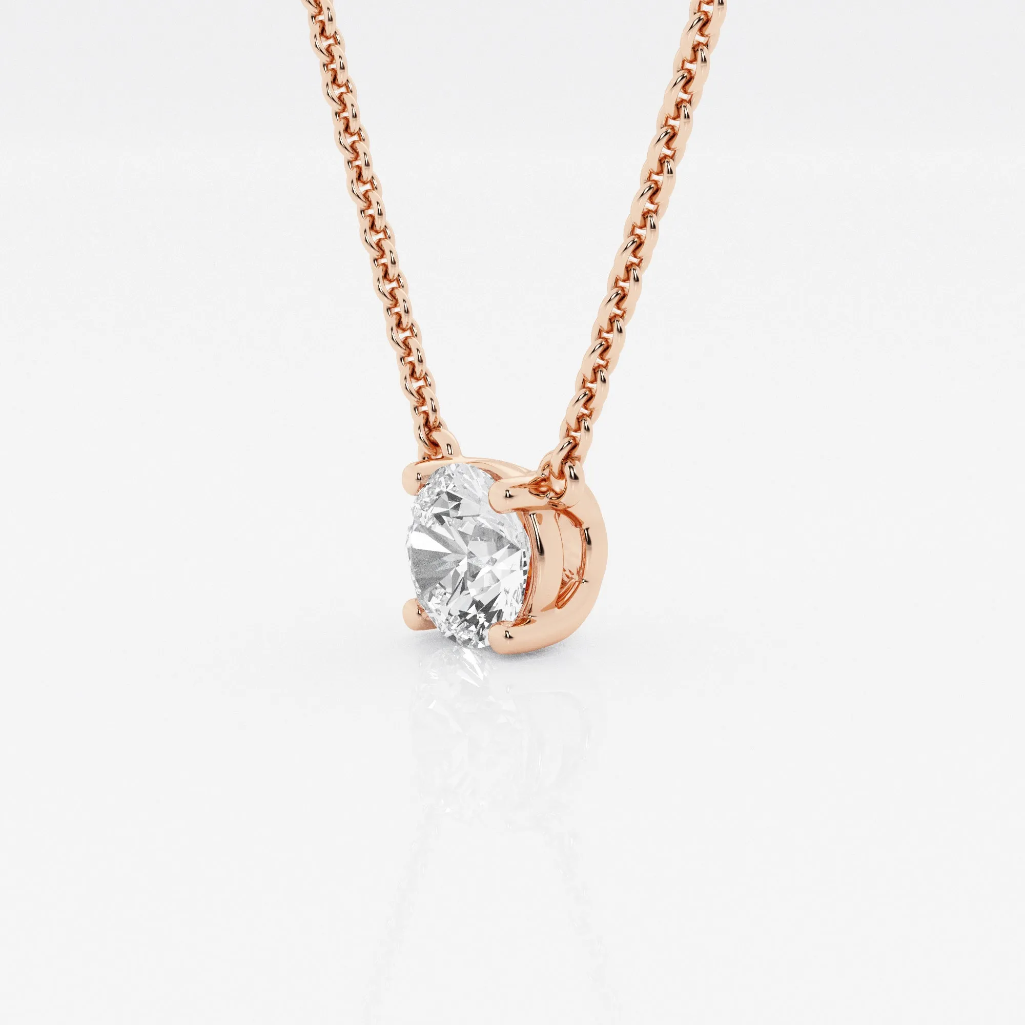 Ethereal 1ct Round Necklace