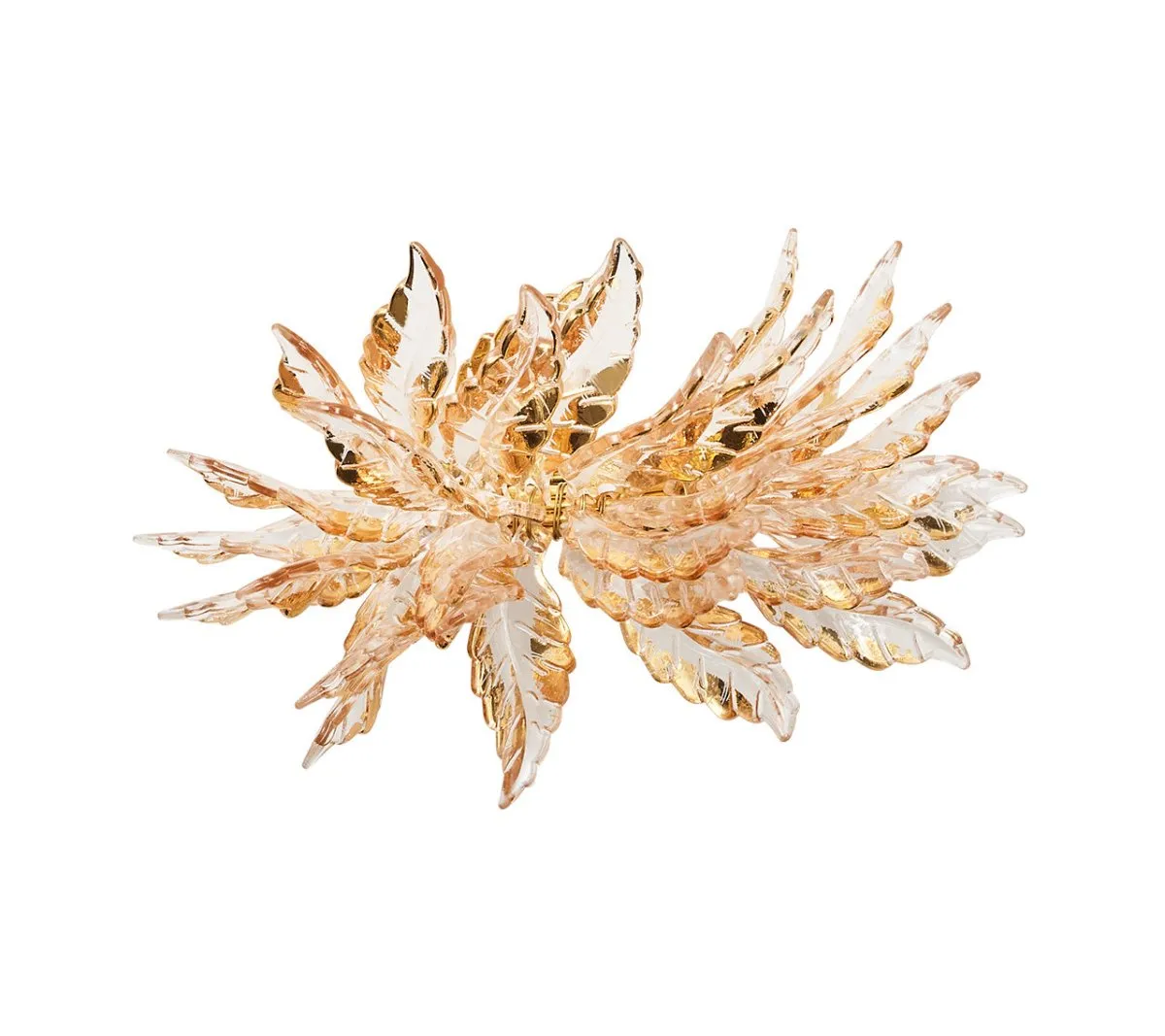 Gilded - Leaves Napkin Ring Gold (Set of 4)