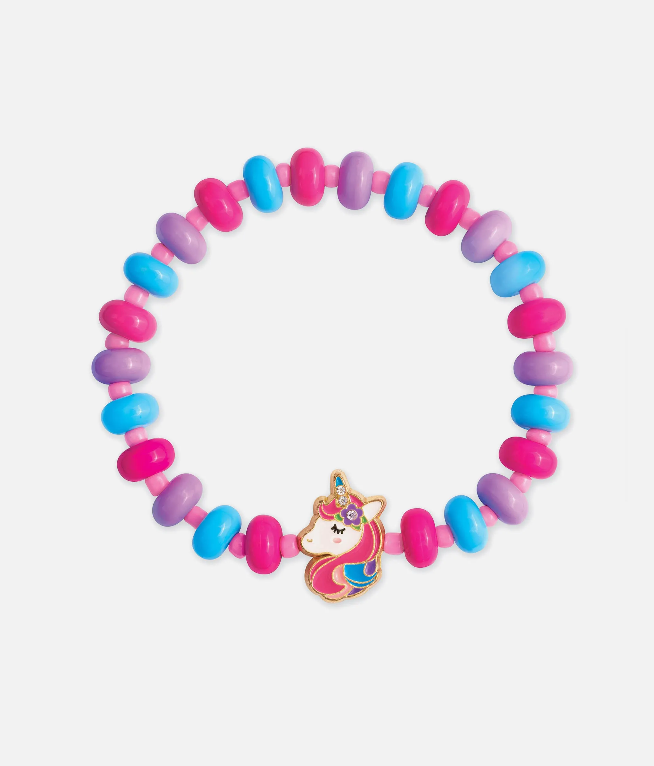 Girls Bracelet, Unicorn Sparkle - Bead Believer