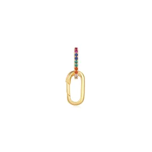 Gold Rainbow Charm Connector