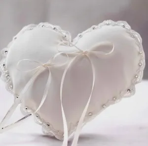 Heart Shape Ring Bearer Cushion