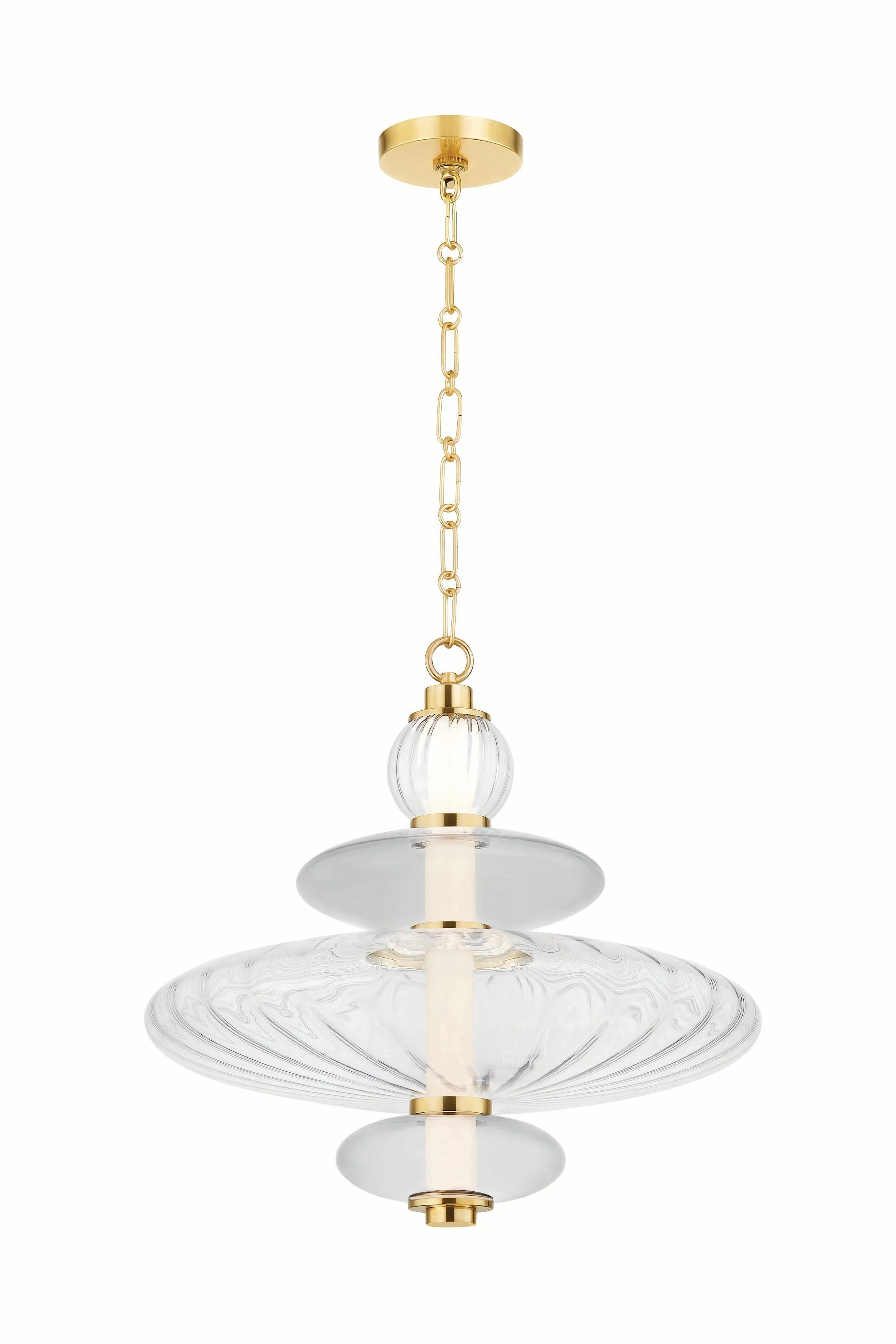 Hudson Valley Lighting Williams Pendant-Aged Brass