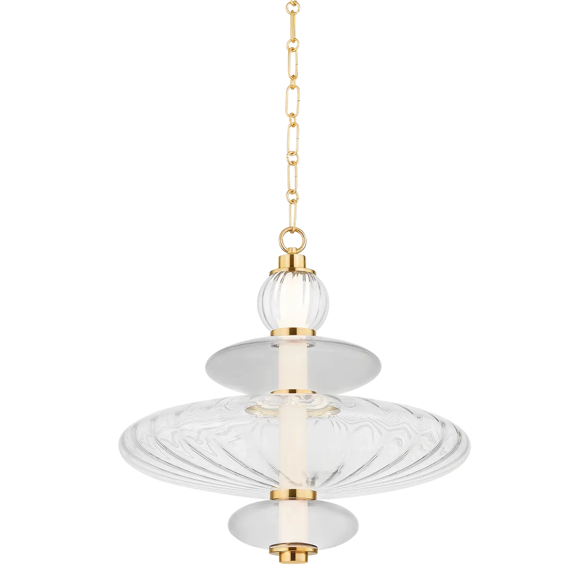 Hudson Valley Lighting Williams Pendant-Aged Brass