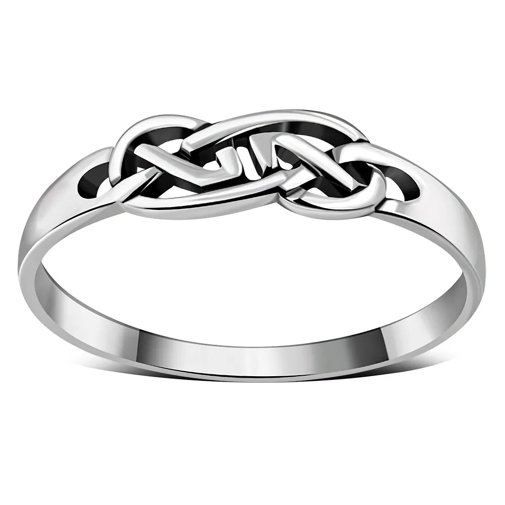 Irish Celtic Knot Sterling Silver Ring