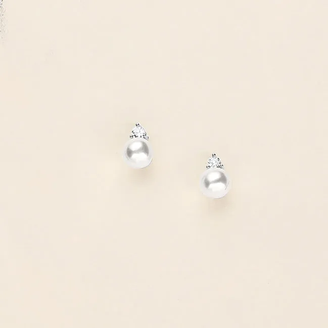 Jennifer Pearl Stud Earrings