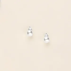 Jennifer Pearl Stud Earrings