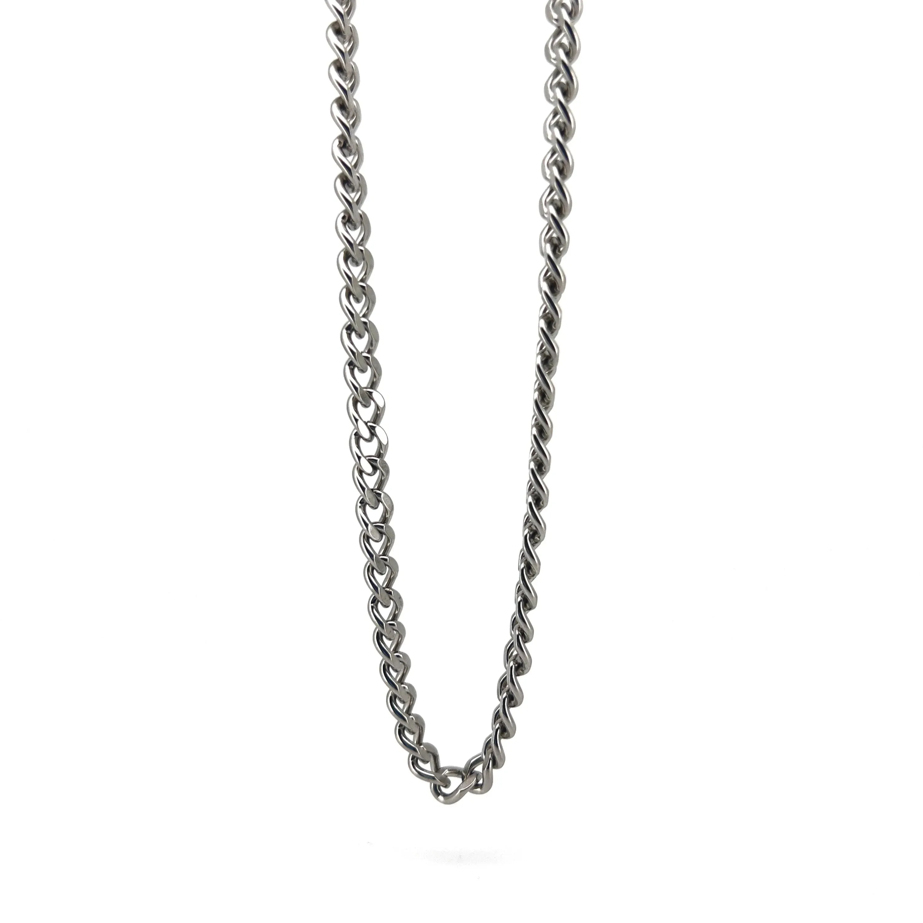 Jorge Silver-tone Curb Chain Necklace