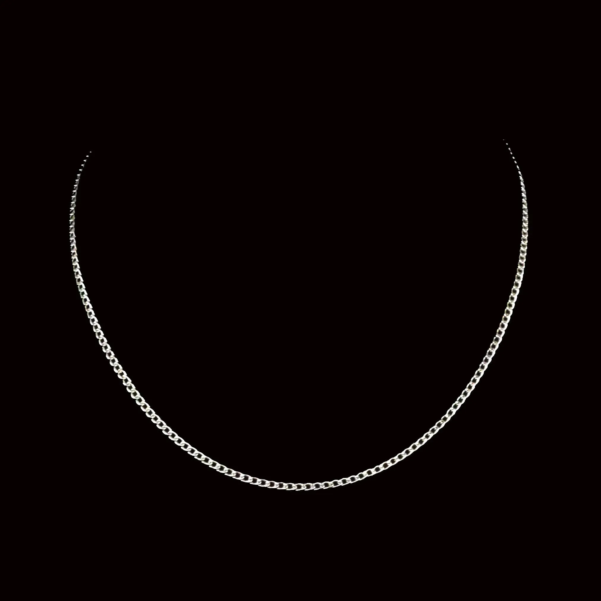 Jorge Silver-tone Curb Chain Necklace