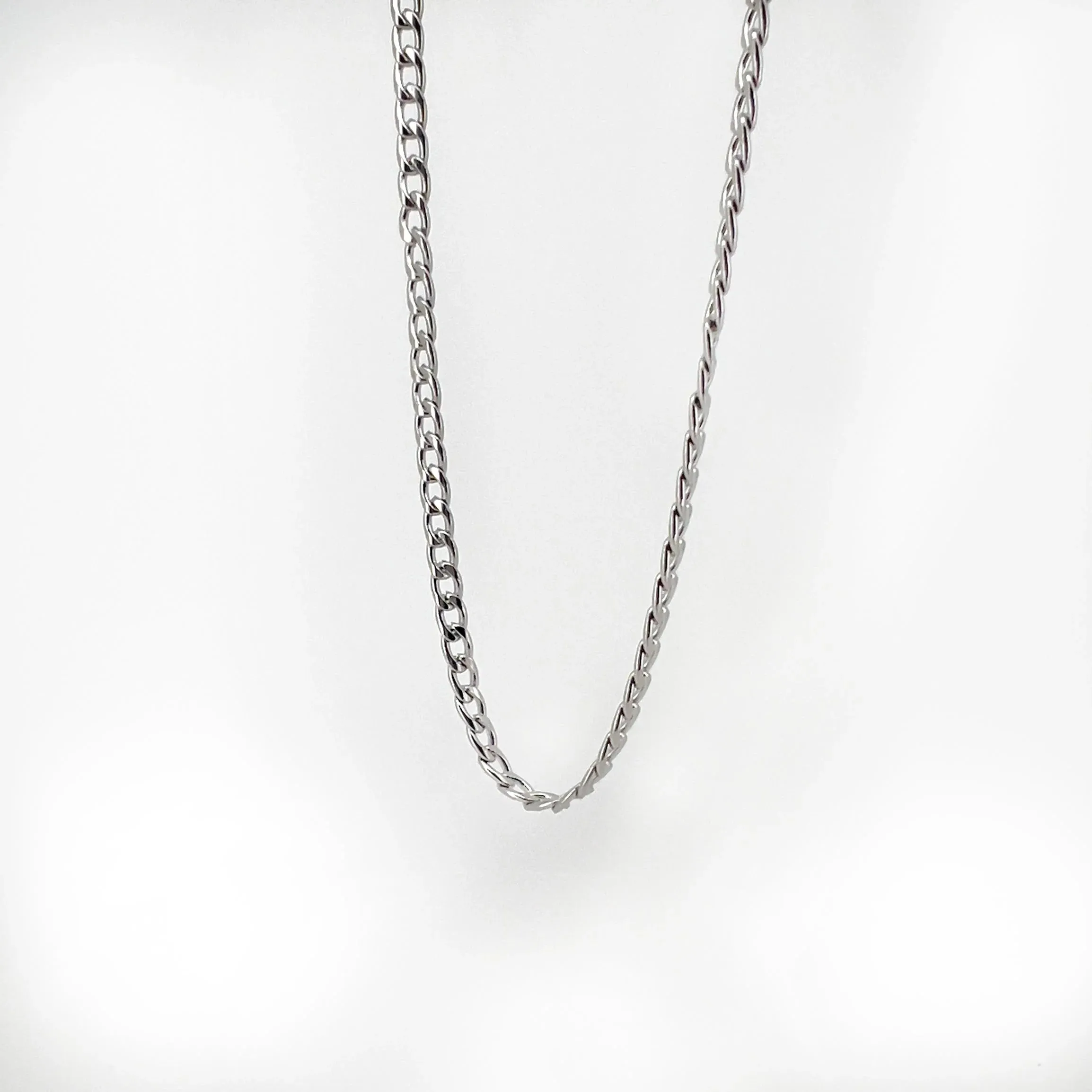 Jorge Silver-tone Curb Chain Necklace