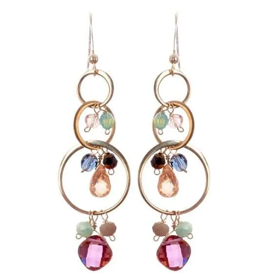 Joy Three Tier Earrings