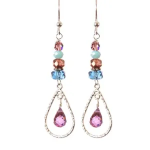 Julie Cage Gem Drop Earrings