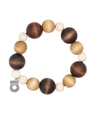 Kaisa Bracelet, Brown/ Natural