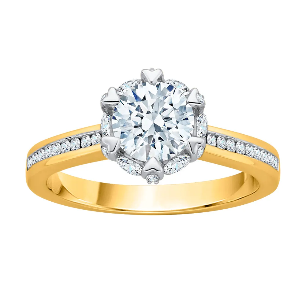 KATARINA 1 5/8 cttw Diamond Engagement Ring