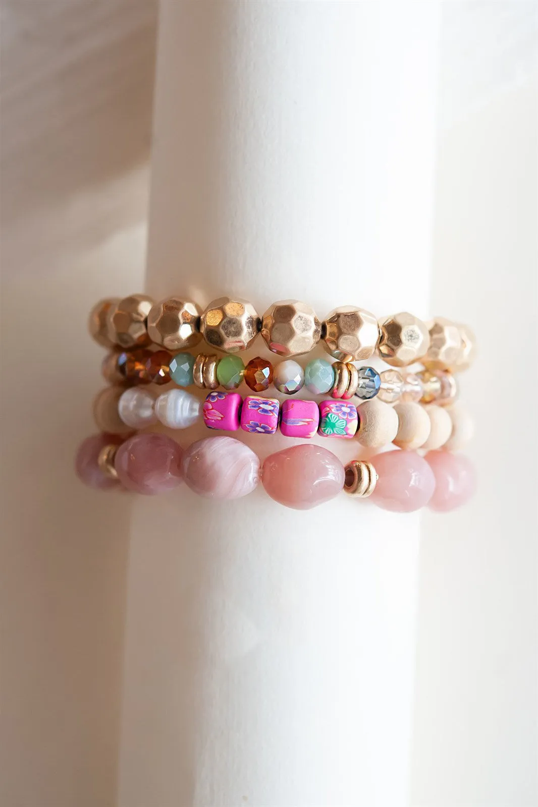 Kodie Bracelet Stacks | Spring Summer Fashion Bracelets | Colorful Beaded Layering Bracelets