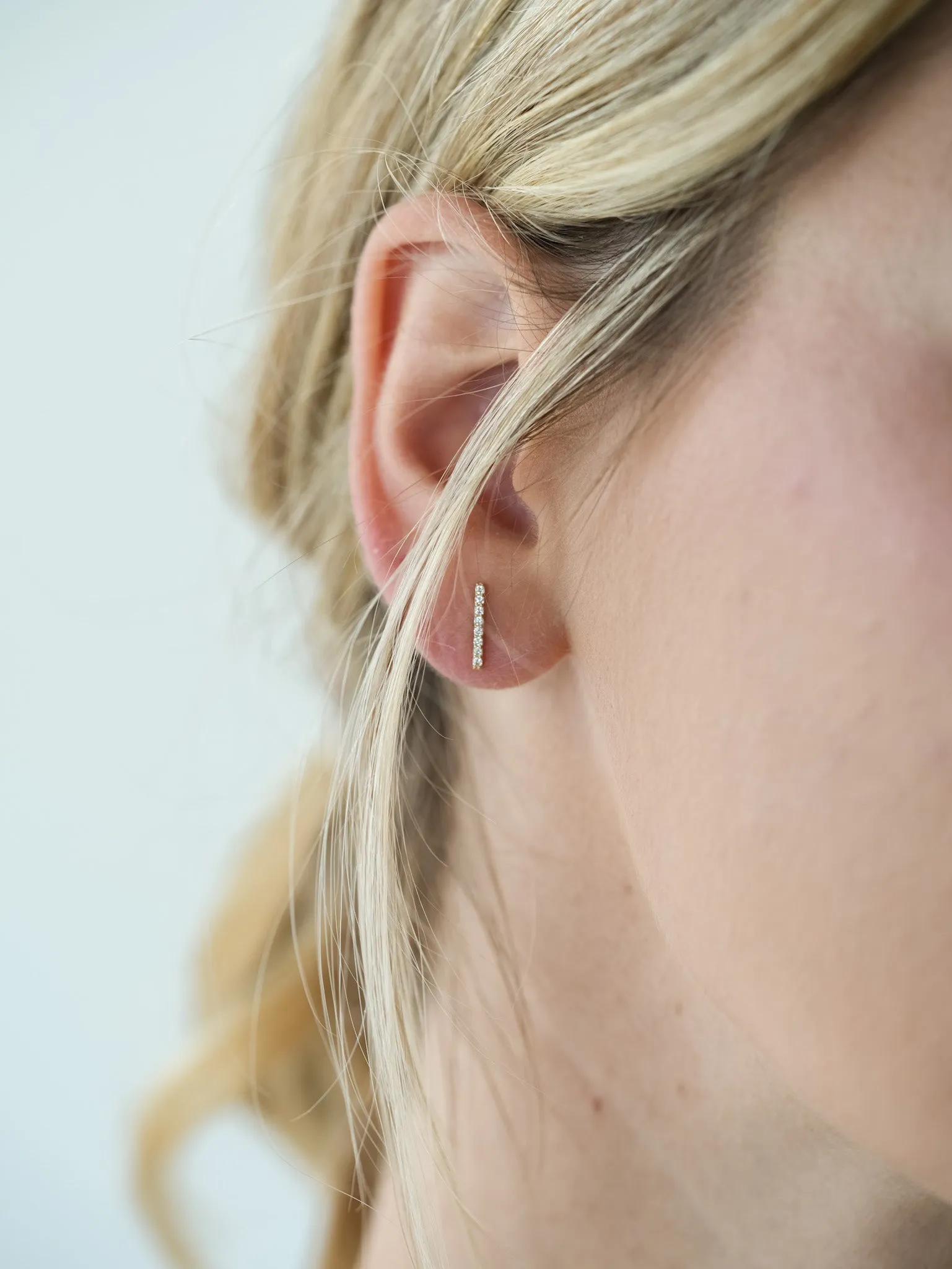 Line Stud Earrings