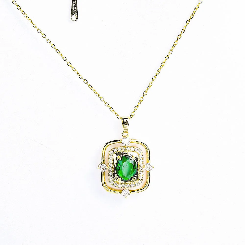 Luxurious Zircon Stones Necklace - Fluffy