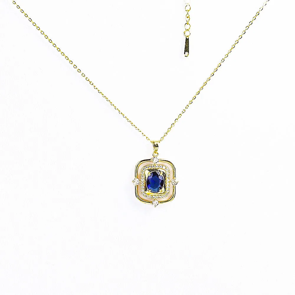 Luxurious Zircon Stones Necklace - Fluffy