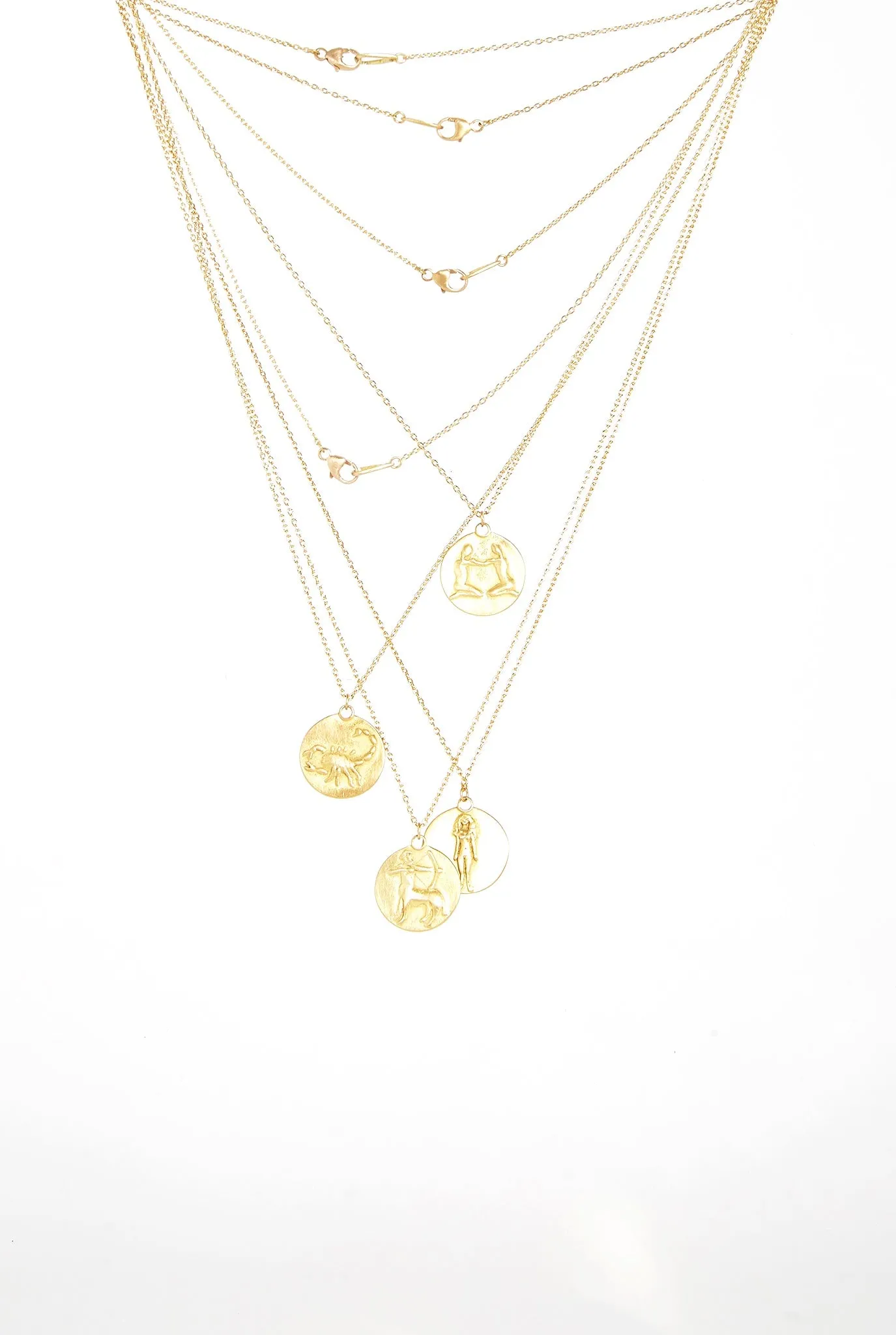 MARIAN MAURER Zodiac Medal Necklace